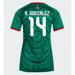 Strój piłkarski Meksyk Armando Gonzalez #14 Koszulka Podstawowej damskie MŚ 2026 Krótki Rękaw