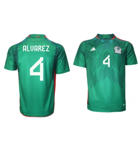 Strój piłkarski Meksyk Edson Alvarez #4 Koszulka Podstawowej MŚ 2022 Krótki Rękaw