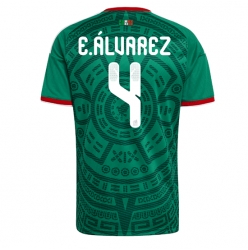 Strój piłkarski Meksyk Edson Alvarez #4 Koszulka Podstawowej MŚ 2026 Krótki Rękaw