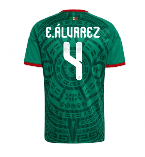 Strój piłkarski Meksyk Edson Alvarez #4 Koszulka Podstawowej MŚ 2026 Krótki Rękaw Strój piłkarski Meksyk Edson Alvarez #4 Koszulka Podstawowej MŚ 2026 Krótki Rękaw
