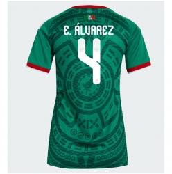 Strój piłkarski Meksyk Edson Alvarez #4 Koszulka Podstawowej damskie MŚ 2026 Krótki Rękaw