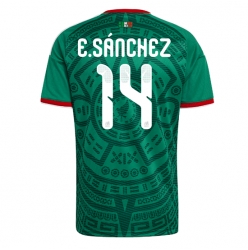 Strój piłkarski Meksyk Erick Sanchez #14 Koszulka Podstawowej MŚ 2026 Krótki Rękaw