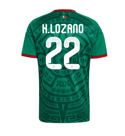 Strój piłkarski Meksyk Hirving Lozano #22 Koszulka Podstawowej MŚ 2026 Krótki Rękaw Strój piłkarski Meksyk Hirving Lozano #22 Koszulka Podstawowej MŚ 2026 Krótki Rękaw