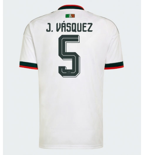 Strój piłkarski Meksyk Johan Vasquez #5 Koszulka Wyjazdowej MŚ 2026 Krótki Rękaw Strój piłkarski Meksyk Johan Vasquez #5 Koszulka Wyjazdowej MŚ 2026 Krótki Rękaw