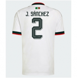 Strój piłkarski Meksyk Jorge Sanchez #2 Koszulka Wyjazdowej MŚ 2026 Krótki Rękaw