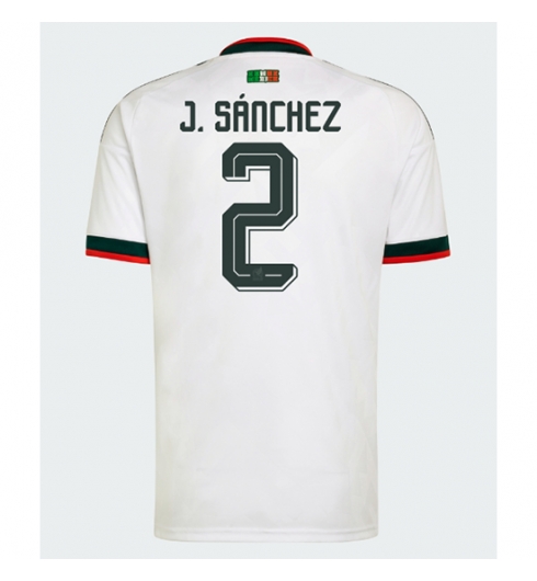 Strój piłkarski Meksyk Jorge Sanchez #2 Koszulka Wyjazdowej MŚ 2026 Krótki Rękaw Strój piłkarski Meksyk Jorge Sanchez #2 Koszulka Wyjazdowej MŚ 2026 Krótki Rękaw