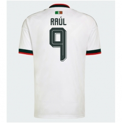 Strój piłkarski Meksyk Raul Jimenez #9 Koszulka Wyjazdowej MŚ 2026 Krótki Rękaw
