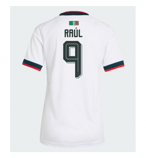 Strój piłkarski Meksyk Raul Jimenez #9 Koszulka Wyjazdowej damskie MŚ 2026 Krótki Rękaw Strój piłkarski Meksyk Raul Jimenez #9 Koszulka Wyjazdowej damskie MŚ 2026 Krótki Rękaw