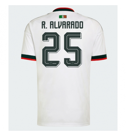 Strój piłkarski Meksyk Roberto Alvarado #25 Koszulka Wyjazdowej MŚ 2026 Krótki Rękaw Strój piłkarski Meksyk Roberto Alvarado #25 Koszulka Wyjazdowej MŚ 2026 Krótki Rękaw