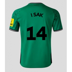 Strój piłkarski Newcastle United Alexander Isak #14 Koszulka Wyjazdowej 2023-24 Krótki Rękaw