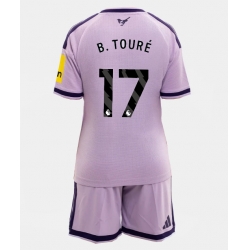 Strój piłkarski Newcastle United Bazoumana Toure #17 Koszulka Trzeciej dziecięce 2026-27 Krótki Rękaw (+ Krótkie spodenki)