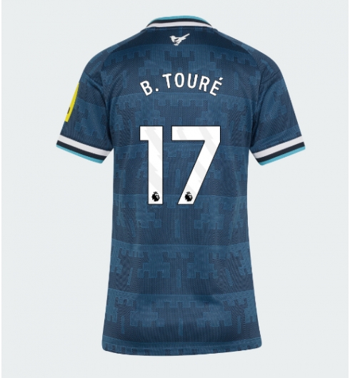 Strój piłkarski Newcastle United Bazoumana Toure #17 Koszulka Wyjazdowej damskie 2026-27 Krótki Rękaw Strój piłkarski Newcastle United Bazoumana Toure #17 Koszulka Wyjazdowej damskie 2026-27 Krótki Rękaw