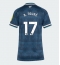 Strój piłkarski Newcastle United Bazoumana Toure #17 Koszulka Wyjazdowej damskie 2026-27 Krótki Rękaw Strój piłkarski Newcastle United Bazoumana Toure #17 Koszulka Wyjazdowej damskie 2026-27 Krótki Rękaw