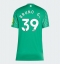 Strój piłkarski Newcastle United Bruno Guimaraes #39 Koszulka Wyjazdowej damskie 2025-26 Krótki Rękaw