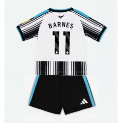 Strój piłkarski Newcastle United Harvey Barnes #11 Koszulka Podstawowej dziecięce 2026-27 Krótki Rękaw (+ Krótkie spodenki)