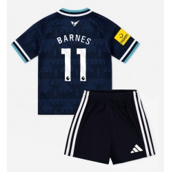 Strój piłkarski Newcastle United Harvey Barnes #11 Koszulka Wyjazdowej dziecięce 2026-27 Krótki Rękaw (+ Krótkie spodenki)