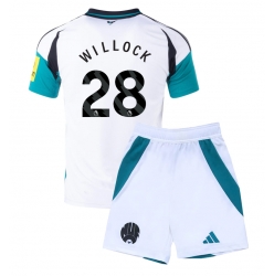 Strój piłkarski Newcastle United Joe Willock #28 Koszulka Trzeciej dziecięce 2024-25 Krótki Rękaw (+ Krótkie spodenki)