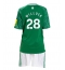 Strój piłkarski Newcastle United Joe Willock #28 Koszulka Wyjazdowej dziecięce 2025-26 Krótki Rękaw (+ Krótkie spodenki)
