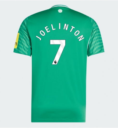 Strój piłkarski Newcastle United Joelinton #7 Koszulka Wyjazdowej 2025-26 Krótki Rękaw Strój piłkarski Newcastle United Joelinton #7 Koszulka Wyjazdowej 2025-26 Krótki Rękaw