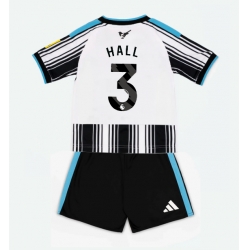 Strój piłkarski Newcastle United Lewis Hall #3 Koszulka Podstawowej dziecięce 2026-27 Krótki Rękaw (+ Krótkie spodenki)