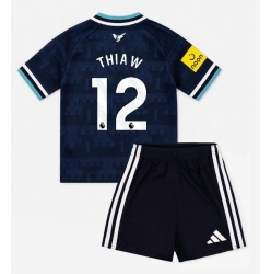 Strój piłkarski Newcastle United Malick Thiaw #12 Koszulka Wyjazdowej dziecięce 2026-27 Krótki Rękaw (+ Krótkie spodenki)