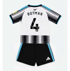Strój piłkarski Newcastle United Sven Botman #4 Koszulka Podstawowej dziecięce 2026-27 Krótki Rękaw (+ Krótkie spodenki)