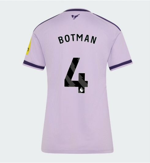 Strój piłkarski Newcastle United Sven Botman #4 Koszulka Trzeciej damskie 2026-27 Krótki Rękaw Strój piłkarski Newcastle United Sven Botman #4 Koszulka Trzeciej damskie 2026-27 Krótki Rękaw