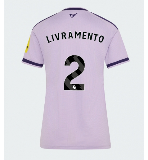 Strój piłkarski Newcastle United Tino Livramento #2 Koszulka Trzeciej damskie 2026-27 Krótki Rękaw Strój piłkarski Newcastle United Tino Livramento #2 Koszulka Trzeciej damskie 2026-27 Krótki Rękaw