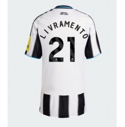 Strój piłkarski Newcastle United Tino Livramento #21 Koszulka Podstawowej damskie 2025-26 Krótki Rękaw