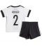 Strój piłkarski Niemcy Antonio Rudiger #2 Koszulka Podstawowej dziecięce MŚ 2022 Krótki Rękaw (+ Krótkie spodenki)