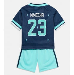 Strój piłkarski Niemcy Felix Nmecha #23 Koszulka Wyjazdowej dziecięce MŚ 2026 Krótki Rękaw (+ Krótkie spodenki)