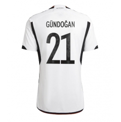 Strój piłkarski Niemcy Ilkay Gundogan #21 Koszulka Podstawowej MŚ 2022 Krótki Rękaw