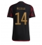 Strój piłkarski Niemcy Jamal Musiala #14 Koszulka Wyjazdowej MŚ 2022 Krótki Rękaw