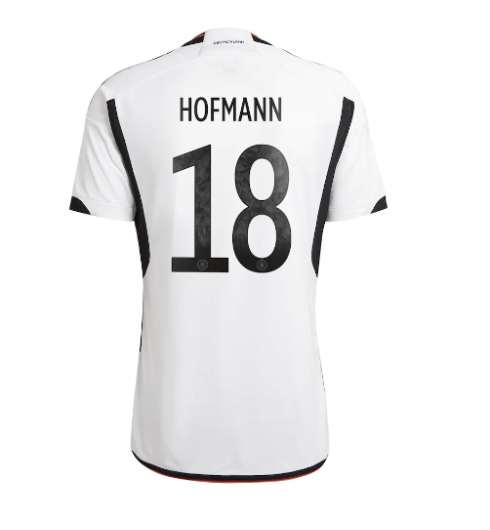 Strój piłkarski Niemcy Jonas Hofmann #18 Koszulka Podstawowej MŚ 2022 Krótki Rękaw