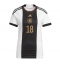 Strój piłkarski Niemcy Jonas Hofmann #18 Koszulka Podstawowej damskie MŚ 2022 Krótki Rękaw