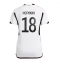 Strój piłkarski Niemcy Jonas Hofmann #18 Koszulka Podstawowej damskie MŚ 2022 Krótki Rękaw