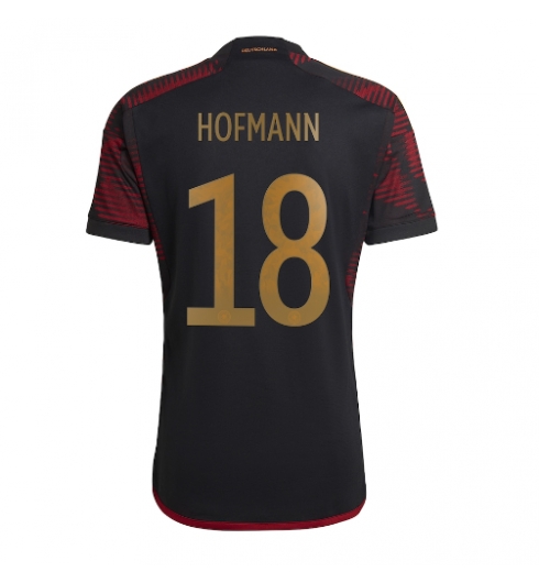 Strój piłkarski Niemcy Jonas Hofmann #18 Koszulka Wyjazdowej MŚ 2022 Krótki Rękaw