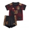 Strój piłkarski Niemcy Jonas Hofmann #18 Koszulka Wyjazdowej dziecięce MŚ 2022 Krótki Rękaw (+ Krótkie spodenki)