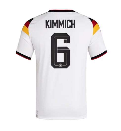 Strój piłkarski Niemcy Joshua Kimmich #6 Koszulka Podstawowej MŚ 2026 Krótki Rękaw Strój piłkarski Niemcy Joshua Kimmich #6 Koszulka Podstawowej MŚ 2026 Krótki Rękaw