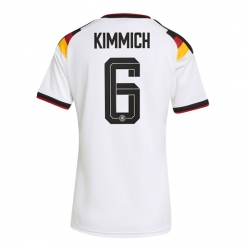 Strój piłkarski Niemcy Joshua Kimmich #6 Koszulka Podstawowej damskie MŚ 2026 Krótki Rękaw