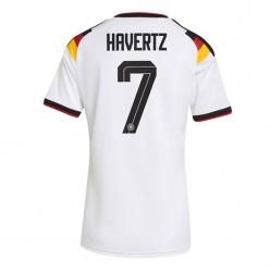 Strój piłkarski Niemcy Kai Havertz #7 Koszulka Podstawowej damskie MŚ 2026 Krótki Rękaw