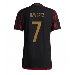 Strój piłkarski Niemcy Kai Havertz #7 Koszulka Wyjazdowej MŚ 2022 Krótki Rękaw