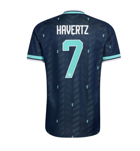 Strój piłkarski Niemcy Kai Havertz #7 Koszulka Wyjazdowej MŚ 2026 Krótki Rękaw Strój piłkarski Niemcy Kai Havertz #7 Koszulka Wyjazdowej MŚ 2026 Krótki Rękaw