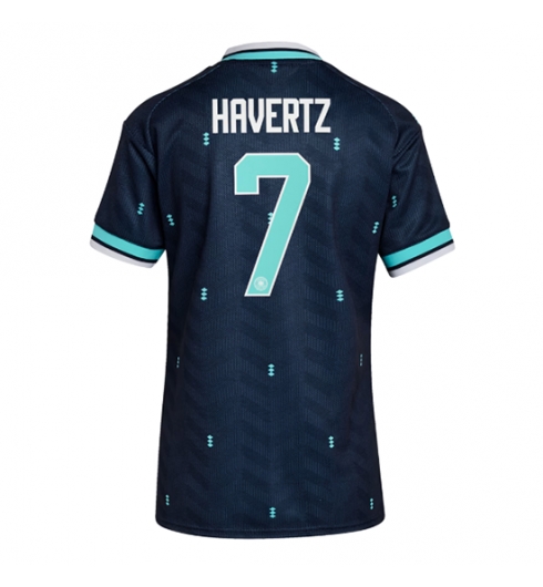 Strój piłkarski Niemcy Kai Havertz #7 Koszulka Wyjazdowej damskie MŚ 2026 Krótki Rękaw Strój piłkarski Niemcy Kai Havertz #7 Koszulka Wyjazdowej damskie MŚ 2026 Krótki Rękaw