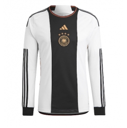 Strój piłkarski Niemcy Koszulka Podstawowej MŚ 2022 Długi Rękaw