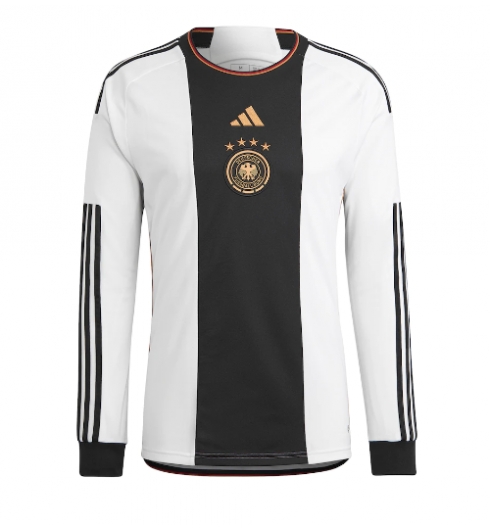Strój piłkarski Niemcy Koszulka Podstawowej MŚ 2022 Długi Rękaw