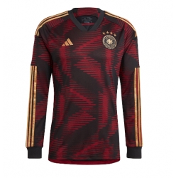 Strój piłkarski Niemcy Koszulka Wyjazdowej MŚ 2022 Długi Rękaw