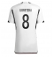 Strój piłkarski Niemcy Leon Goretzka #8 Koszulka Podstawowej MŚ 2022 Krótki Rękaw