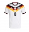 Strój piłkarski Niemcy Leon Goretzka #8 Koszulka Podstawowej MŚ 2026 Krótki Rękaw Strój piłkarski Niemcy Leon Goretzka #8 Koszulka Podstawowej MŚ 2026 Krótki Rękaw