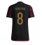 Strój piłkarski Niemcy Leon Goretzka #8 Koszulka Wyjazdowej MŚ 2022 Krótki Rękaw